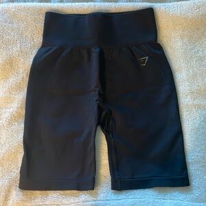 Black gymshark shorts size xxs